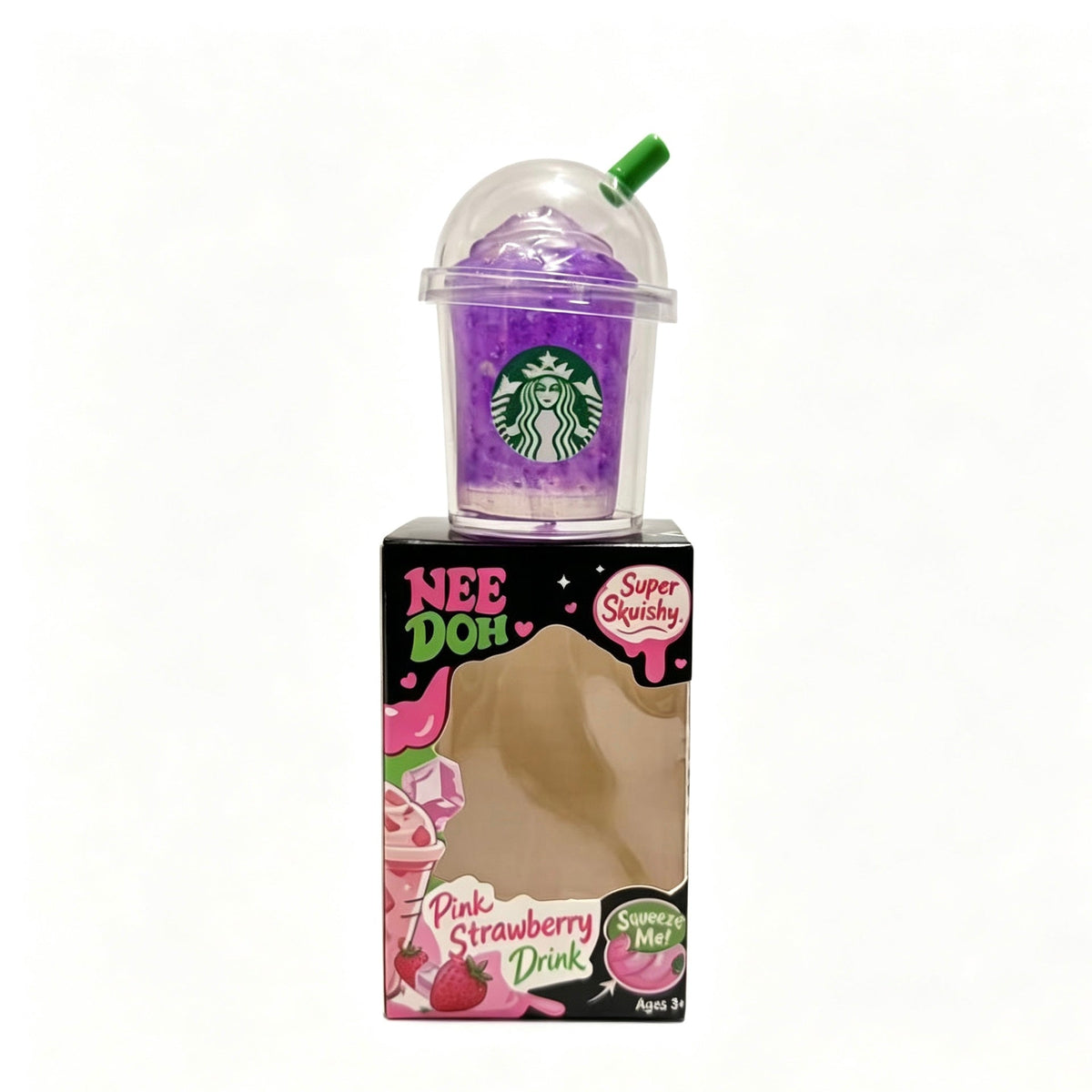 Needoh-style Drink Cup Stress Relief Squeeze Toy