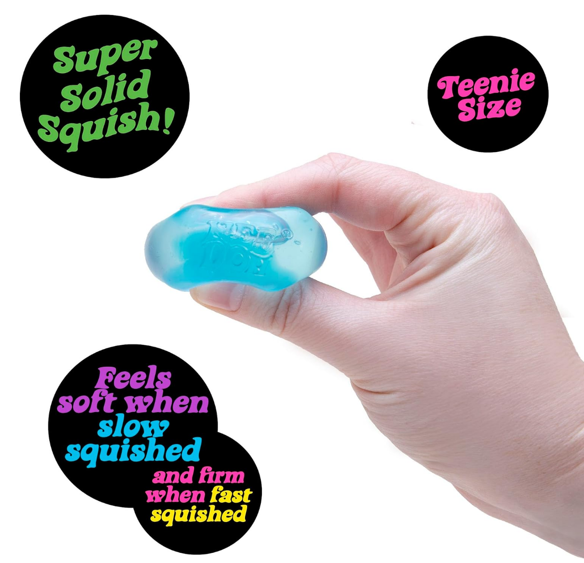 Needoh style Nice Ice Baby Shaped squishy toy
