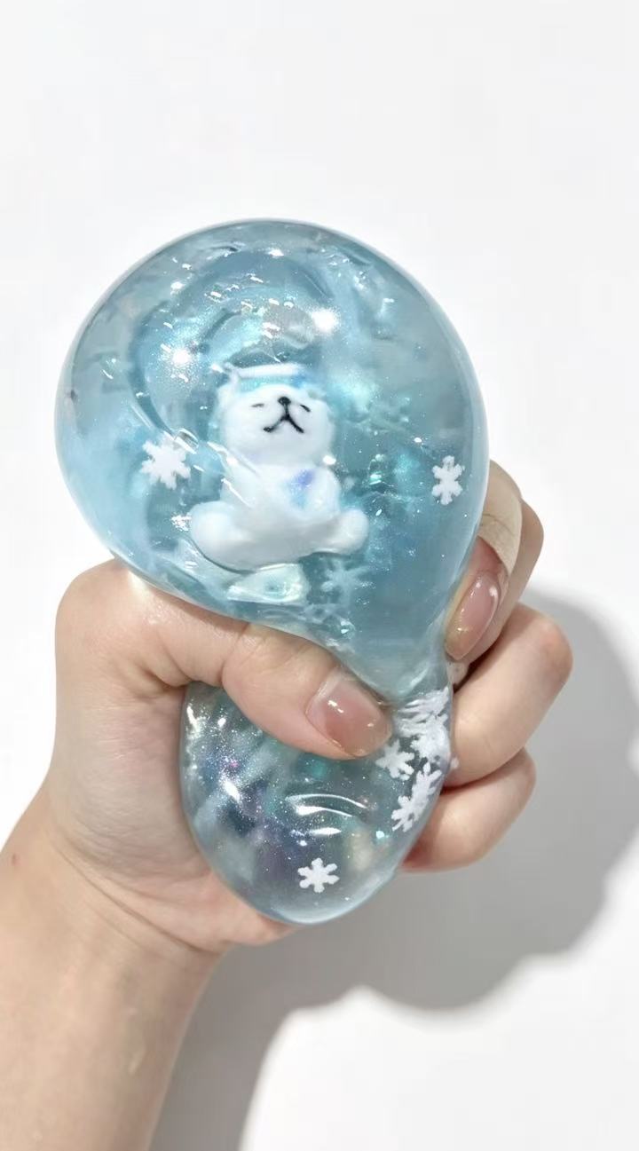 Mystery Dumpling Polar Bear Edition | RMS Crazy Fun Squishy Fidget Toy Blind Pack