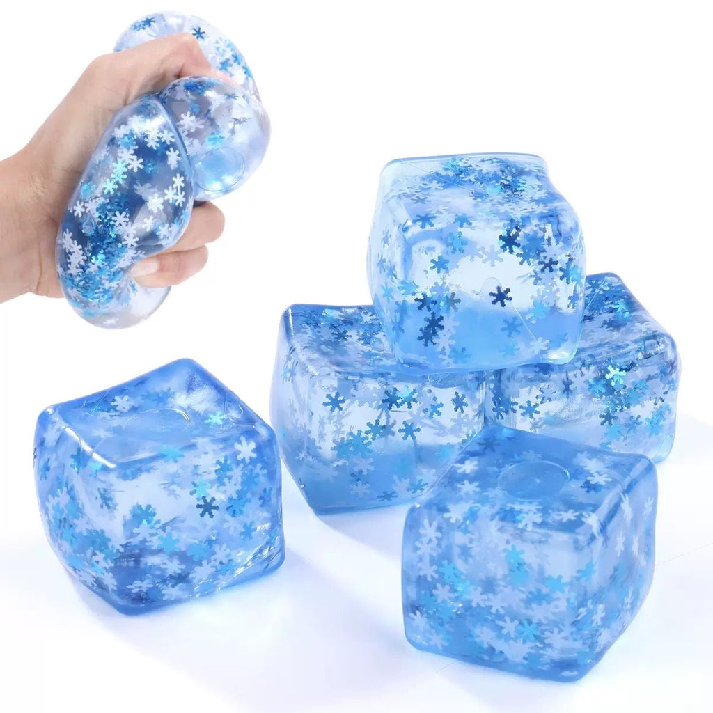 Blue Crystal Ice Cube Mochi Squishy