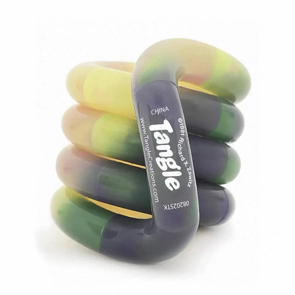 Original Tangl Twist Temperature Changing Fossil Fidget Toy | ADHD Focus Training Stress Relief Sensory Gift