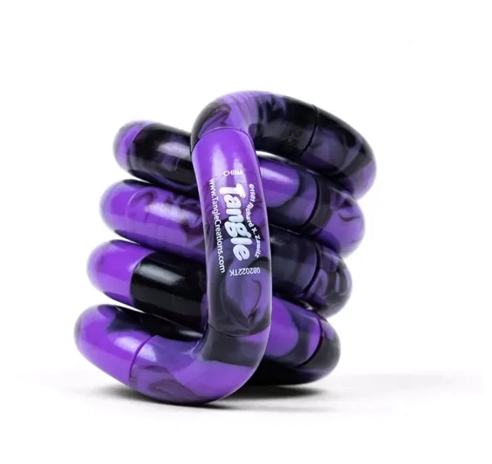 Original Tangl Twist Temperature Changing Fossil Fidget Toy | ADHD Focus Training Stress Relief Sensory Gift