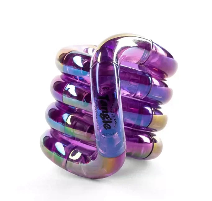 Original Tangl Twist Temperature Changing Fossil Fidget Toy | ADHD Focus Training Stress Relief Sensory Gift