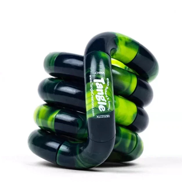 Original Tangl Twist Temperature Changing Fossil Fidget Toy | ADHD Focus Training Stress Relief Sensory Gift