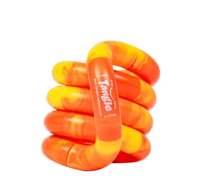 Original Tangl Twist Temperature Changing Fossil Fidget Toy | ADHD Focus Training Stress Relief Sensory Gift