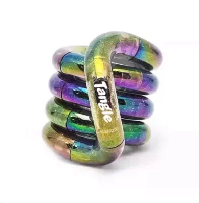Original Tangl Twist Temperature Changing Fossil Fidget Toy | ADHD Focus Training Stress Relief Sensory Gift